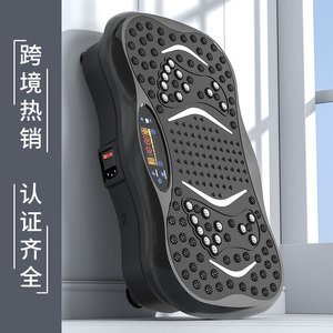 Plataforma Vibratoria AM9007B 53x33x13cm, Equipo de Fitness Vertical Portátil para Cuerpo Completo, Color Negro - Product Image 4