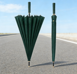 Parapluie de golf surdimensionné semi-automatique à double auvent, nouveau style chinois, avec poignée, motif et couleur personnalisés - Product Image 5