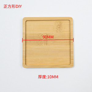 Hexagon <span class=keywords><strong>Bamboo</strong></span> Plant Saucer Sukkulente Top flappen Drainage schale mit erhöhter Kante - Product Image 4