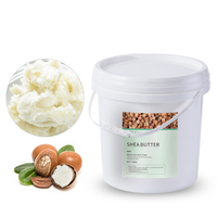 Beurre de Karité 100% Pur Non Raffiné et Raffiné Ivoire & Jaune OEM Soin Corporel Beauté 25kg en Vrac 1 Litre pour Lotion Corporelle aux Noix