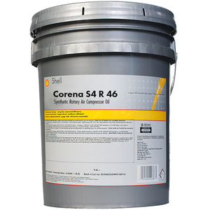 Huile synthétique pour compresseur d'air rotatif <span class=keywords><strong>Shell</strong></span> Corena S4 R <span class=keywords><strong>46</strong></span> Long Life, lubrifiant haute performance 10 000 heures, seau de 20 L - Product Image 1