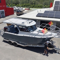Bateau de pêche de luxe en aluminium Gospel Boat 770W, moteur hors-bord professionnel robuste pour la pêche en haute mer, pour l'Australie