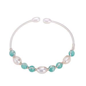 Pulsera de Perlas de Agua Dulce de Tendencia Verano 2024 para Mujer, Nuevo Diseño con Pulsera de Perlas Auténticas de Nicho - Product Image 5