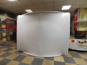Custom 8ft Tension Fabric Photo Booth Backdrop Pillowcase Style Banner Stand Aluminum Alloy Frame for Display Accessories - Product Image 2