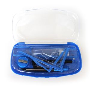 Kit de géométrie mathématiques multifonction pour les étudiants, dessin avec boussole, effaceur, Etc - Product Image 5