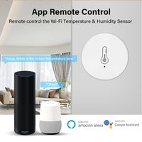 QAYI Tuya Zigbee 3.0 Capteur de température et d'humidité, application Smart Life, surveillance en temps réel, liaison DIY, fonctionne avec Google Home CR2450 F436