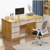 Verrouillable bureau maison ordinateur bureau Simple établi avec tiroir bureau personnel bureau bureau et chaise combinaison en gros