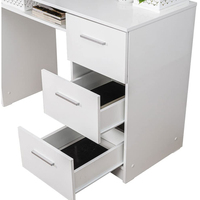 Design personnalisé bricolage couleur noire Design Simple meubles de chambre à coucher bureau d'ordinateur en bois