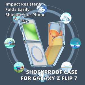 Funda a Prueba de Golpes Grado 7 para Samsung Galaxy Z Flip 7 |   Funda Protectora Resistente con Agarre Integrado - Product Image 1