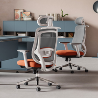 Chaise de bureau ergonomique économique Noel Chaise d'ordinateur grise de luxe en maille robuste Silla Ergonomica Oficina