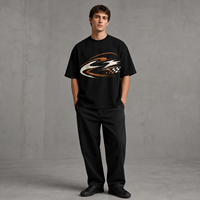 Kaos Pria Oversize Katun 220GSM Custom Sablon Plastisol Streetwear Label Pribadi