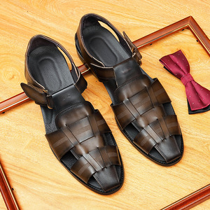 Sandales plates décontractées pour hommes, sandales de randonnée légères et respirantes de marque tendance pour hommes - Product Image 3