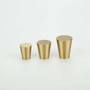 GQK Brass Cylindrical Furniture <b>Knobs</b> & <b>Cabinet</b>/Drawer Handles Minimalist Design Durable Eco-Friendly Adjustable - Product Image 2