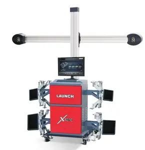 Launch X-831E 3DホイールアライメントマシンLaunchフルセット4輪アライメントマシンLaunchホイールアライナー