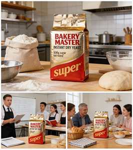 <span class=keywords><strong>Levadura</strong></span> Seca Activa Certificada Halal para el Mercado Africano, <span class=keywords><strong>Levadura</strong></span> Instantánea de Alta Actividad para Panadería, Suministro para Fábricas - Product Image 6