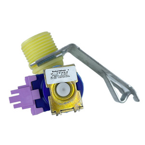 Vanne solénoïde d'entrée pour lave-vaisselle GE 120V WD15X26078 WD15X27703 avec plaque de montage courte et longue - Product Image 2