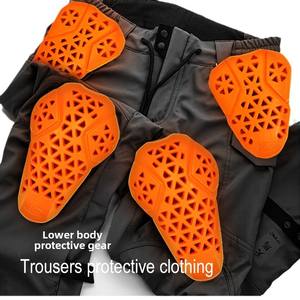 Комплект защитной экипировки для мотоциклистов KUUVI CE, сертифицированный, из мягкого дышащего композитного волокна, профессиональные наколенники и налокотники SP2 - Product Image 5