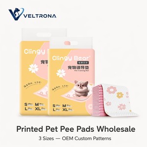 Tappetini Assorbenti per Cani con Motivo Floreale, Spessi e Impermeabili, Tappetini per Addestramento Cuccioli, Vendita all'Ingrosso - Product Image 5