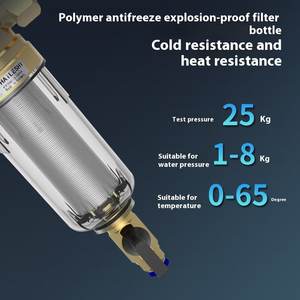 ไส้กรองทองเหลืองหมุนได้100ไมครอนใช้กรองน้ำทั้งบ้านนำกลับมาใช้ใหม่ได้ระบบ<span class=keywords><strong>การ</strong></span><span class=keywords><strong>กรอง</strong></span>ล่วงหน้าสำหรับน้ำในเมือง/บ่อน้ำ - Product Image 5
