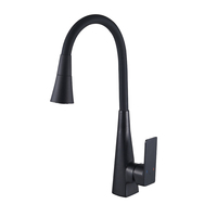 Robinet de cuisine extractible SANIVITAL au design moderne en laiton et zinc, avec cartouche céramique, mitigeur eau chaude et froide à poser sur comptoir pour la maison