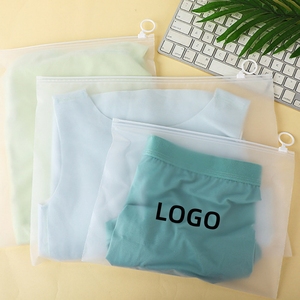 High Quality Pull Ring Zip <b>Lock</b> Bag Frosted EVA PE <b>Zipper</b> Bag <b>for</b> Clothing Packaging - Product Image 1