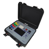Méthode de précision à 5 fils Testeur de résistance de groupe de fils de terre AC/DC Milliohmmètre portable numérique Testeur de résistance à faible valeur
