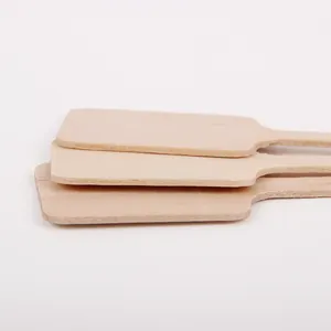 140MM Individual Paper Wrapped Disposable Natural Wooden Coffee Stirrer Stirring Stick