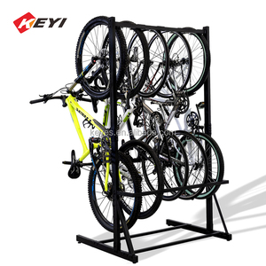 Moda su misura espositore in legno per bici inclinabili per bicicletta portabiciclette a terra espositore - Product Image 3