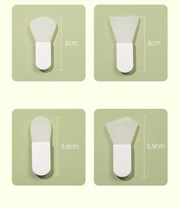 Mini Soft Silicone Face Mask Brush Short Handle Facial Clay Mask <b>Applicator</b> - Product Image 3