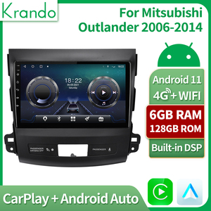 Unità Android Krando 128G con Schermo IPS Touch, Autoradio GPS e Lettore DVD per Mitsubishi <span class=keywords><strong>Outlander</strong></span> <span class=keywords><strong>2</strong></span> con Navigazione - Product Image 2