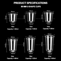 Inspection Stricte Personnalisation Complète Plusieurs Styles de Couvertures Couleurs Conception sur Mesure Approuvement d'Échantillons Emballage Livraison Gobelet en Plastique