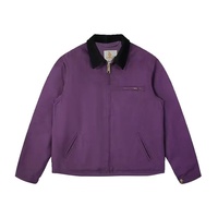 Automne hiver J97 grande taille Cleanfit coton Bomber veste hommes femmes Vintage Detroit lâche vêtements de travail réguliers coupe-vent lapin