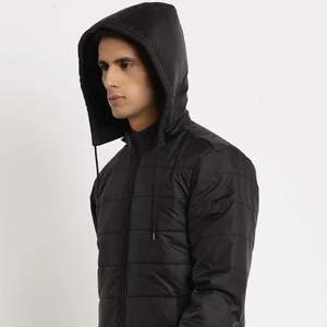 Chaqueta Acolchada con Capucha y Cremallera Personalizada para Hombre, Chaquetas de Invierno de Alta Calidad con Servicio OEM - Product Image 4