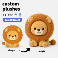 Fabricant de jouets, ours en peluche brun personnalisé, animaux en peluche de dessin animé, ours en peluche miniature mignon avec logo de l'entreprise