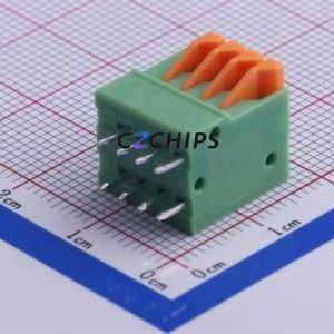 KF141V-2.54-4P Spring Terminal Block Through hole Component (THT),P=2.54mm Connector 2.54mm 4P 4 2A - Product Image 1