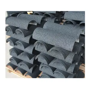 Relitop Barrel Roofing Ridge Tile Stone Coated Zinc Steel Metal Roof Accessories Anti Rust Barrel Ridge