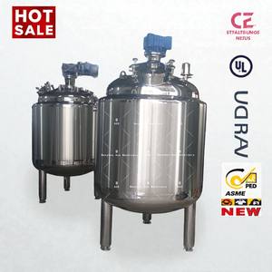 Tanque Mezclador de Acero Inoxidable Pequeño de 100L-5000L para Gel de Ducha, Reactor Mezclador de Champú, Máquina para Hacer Jabón Líquido para Manos y Detergentes - Product Image 3