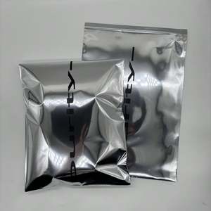 Sac d'expédition en polyéthylène argenté métallisé personnalisé, sac d'expédition en aluminium, emballage de vêtements, sac postal en métal - Product Image 5