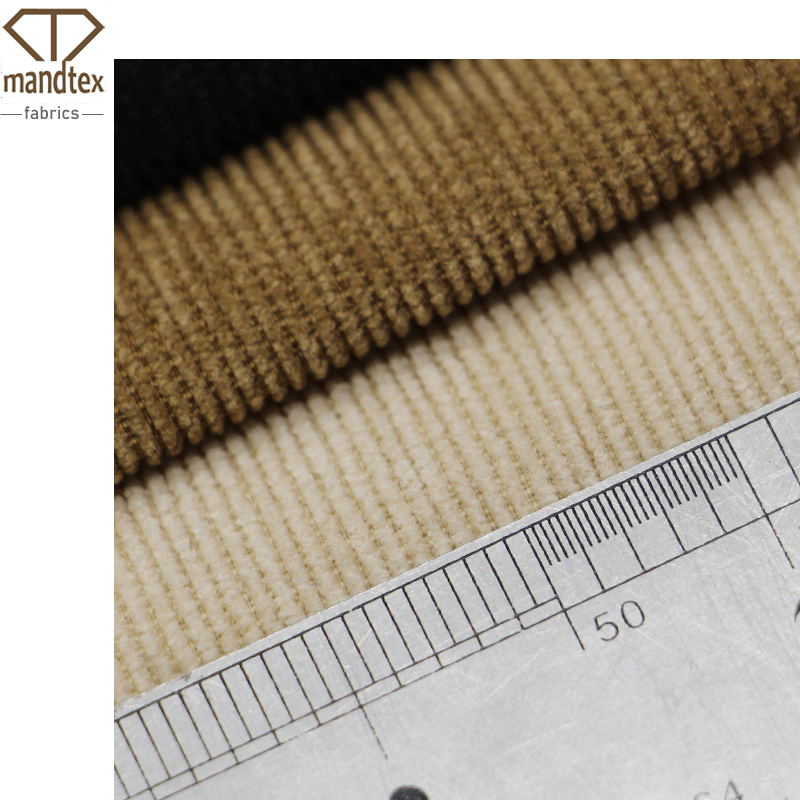 Модный текстиль, Лидер продаж, классический вельвет, 100 полиэстер, простой тканый эластичный вельвет 21 Вт для мужских брюк