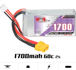 2S 3S 4S 6S 1100mAh 1300mAh 1550mAh 1700mAh 60C/120C Lipo Battery <b>Racing</b> <b>Drone</b> FPV Quadcopter Helicopter Airplane Made in China - Product Image 2