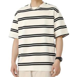 เสื้อยืดเจอร์ซีย์ทรงบ็อกซี่โอเวอร์ไซส์ พิมพ์โลโก้ตามสั่ง ผ้าฝ้าย 100% ไหล่ตก สไตล์สปอร์ต สตรีทแวร์ สีพื้น ระบายอากาศได้ดี เป็นมิตรต่อสิ่งแวดล้อม สำหรับผู้ชาย - Product Image 1