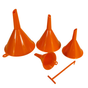 Plastic Funnel Set 4 Piece For Engine Oil Gasoline Windshield Washer Fluid Refueling Auto Repair Tool - Product Image 4