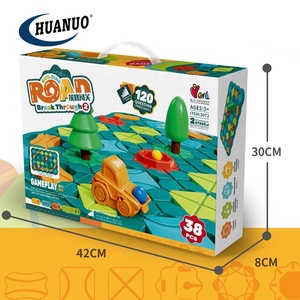 HUANUO gioco da tavolo educativo intelligente <span class=keywords><strong>logica</strong></span> 38 pz Road break through costruire un gioco <span class=keywords><strong>di</strong></span> pista puzzle <span class=keywords><strong>rompicapo</strong></span> per bambini - Product Image 6