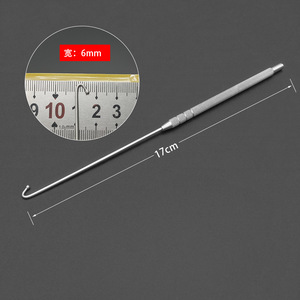 Retractor Uterino Veterinario Yjm de 17 cm y 10 mm, Mango de Acero, Instrumento Obstétrico Manual para Gatos y Perros - Product Image 5