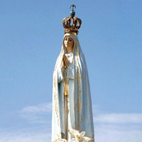 Estatuas de Mármol Personalizadas de la Virgen María de Fátima Multicolores Talladas a Mano en Piedra para Decoración de Iglesia Religiosa