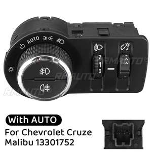 ไฟตัดหมอกรถยนต์ปุ่มสวิทช์ไฟหน้า AUTO 13301752 GM13301749 13301749 สำหรับเชฟโรเลต ครูซ มาลิบู J300 เชฟวี่สำหรับโอเปิ้ล แอสตร้า เจ - Product Image 1