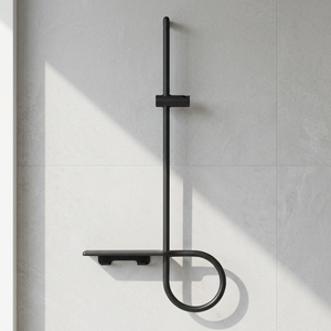 Towels Hand Towels and <b>Bath</b> Towels Wholesale Modern Bathroom Towel <b>Rack</b> Wall Mounted <b>Black</b> Metal Rolled Towel Storage Holder - Product Image 1
