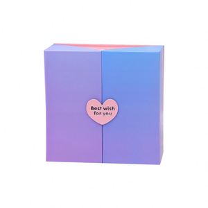 Caja de Regalo Rectangular de Doble Puerta con Diseño Degradado en Gris Bronceado, para Velas, Lápiz Labial, Regalos de San Valentín o Cumpleaños - Product Image 5