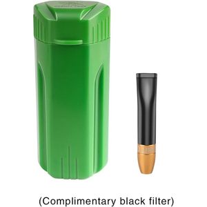 Estuche para Cigarrillos Tipo Cono Pre-Enrollado Hermit Crab, Color Verde, con 4 Compartimentos y Filtro, Kit de Accesorios Portátil - Product Image 2