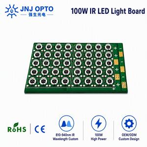 Scheda LED a infrarossi da 100W 850nm 880nm 940nm 3535 SMD Illuminatore IR PCB 12V per Visione Notturna e Industriale PCBA Personalizzabile OEM - Product Image 1